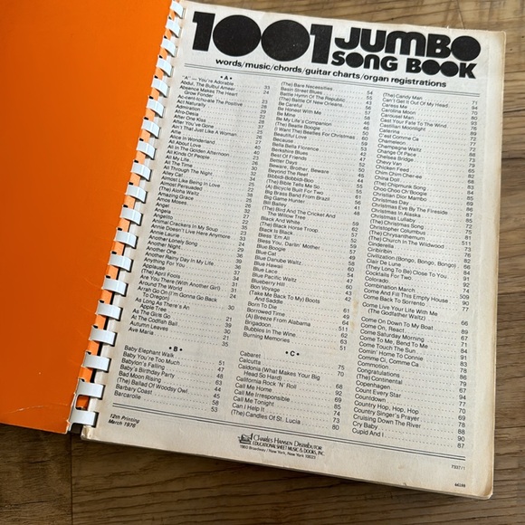 Vintage 1001 Jumbo Song Book EA-3/31 - Picture 2 of 9